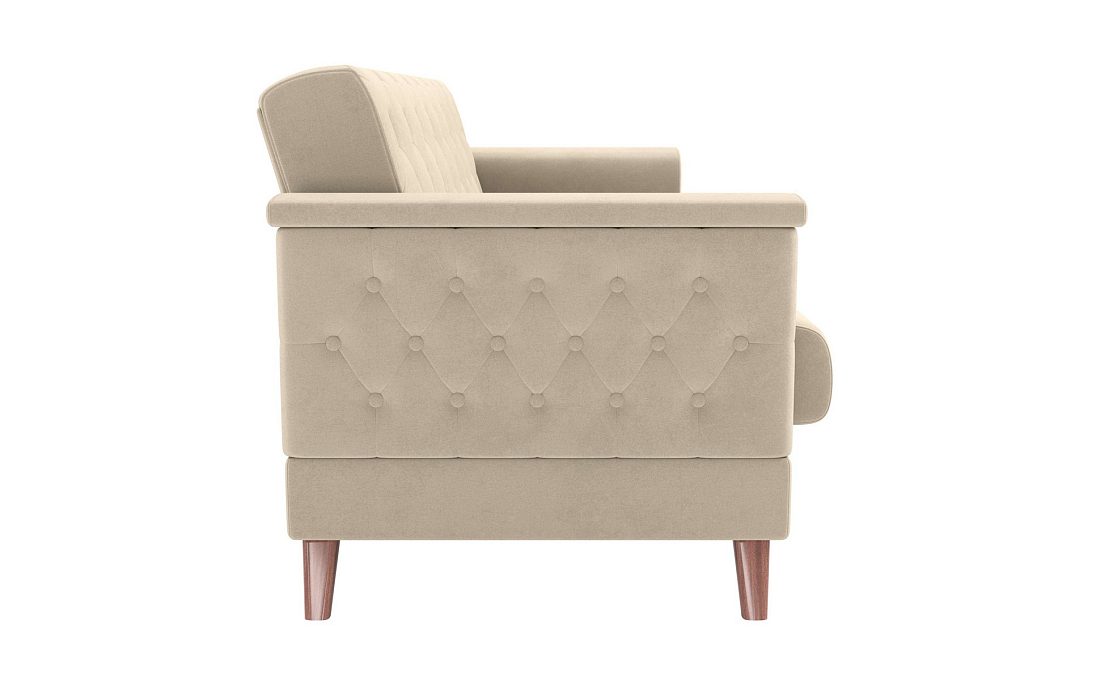 Амарант М / диван - кровать велюр тенерифе крем